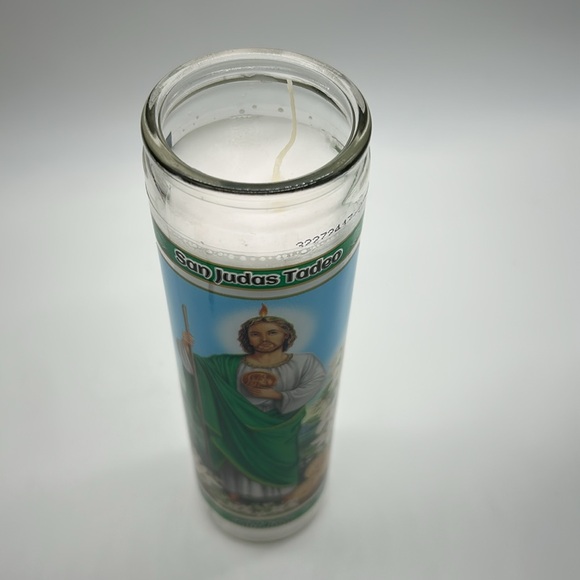 San Judas Tadeo 8” Prayer Candle – Saint Jude Religious Devotional Veladora NWT - Picture 7 of 7